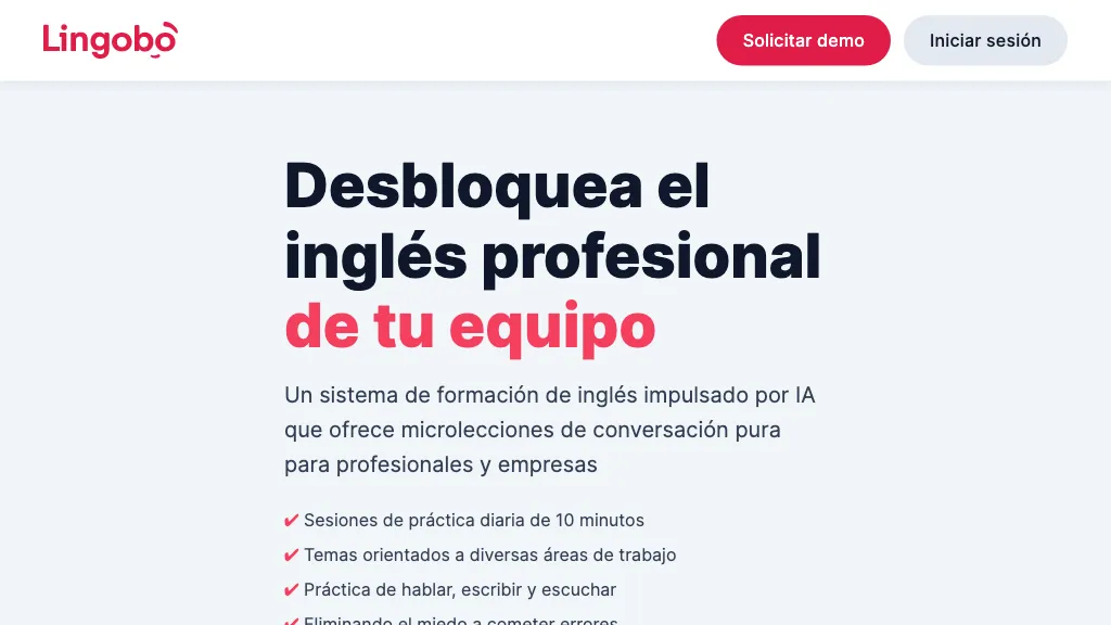 Lingobo: Inteligência Artificial para aprender inglês