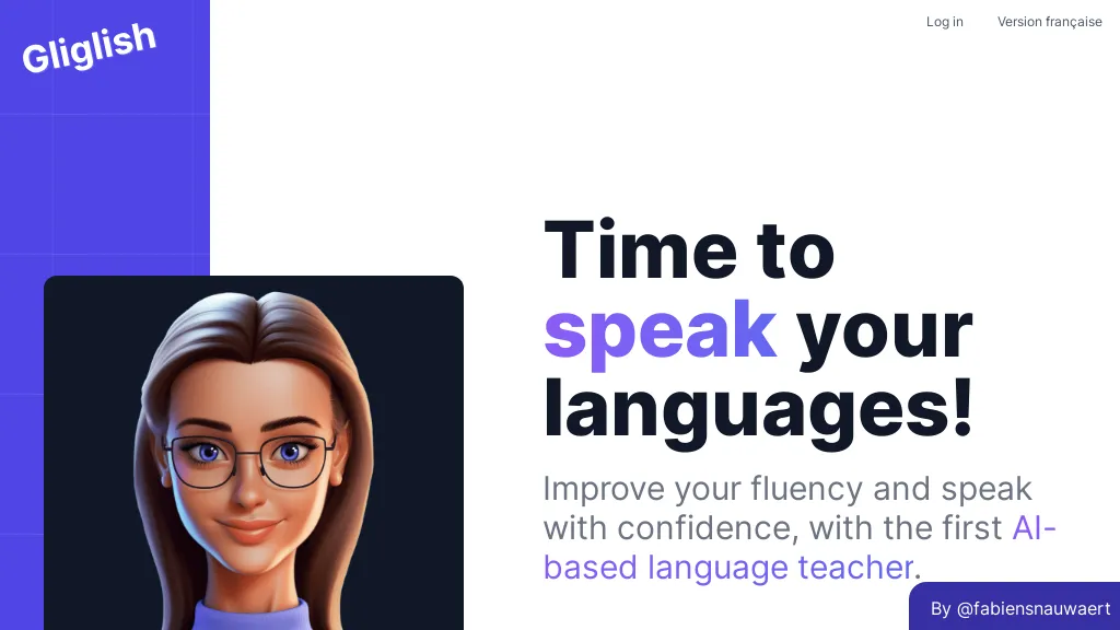 Gliglish: Inteligência Artificial para aprender inglês