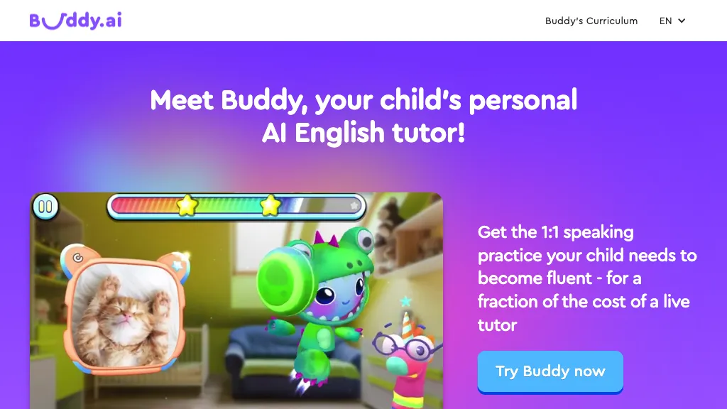 Buddy: Inteligência Artificial para aprender inglês